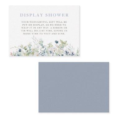 Winter Botanical Bridal Shower Enclosure Invitations