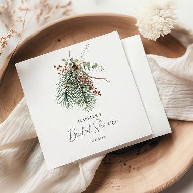 Winter Botanical Napkins