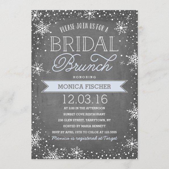 Winter Bridal Brunch Invitations