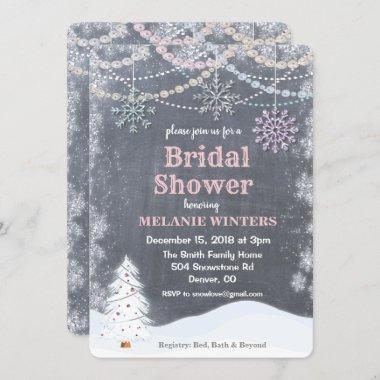 Winter Bridal Shower Invitations Invitations