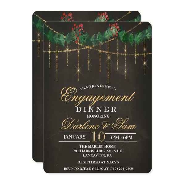 Winter Christmas Holiday Engagement