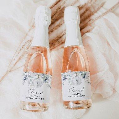 Winter eucalyptus  Sparkling Wine lab Sparkling Wine Label