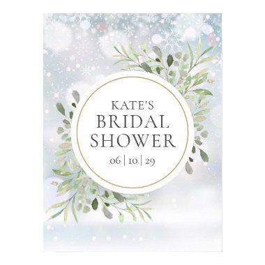 Winter Greenery  Welcome Sign