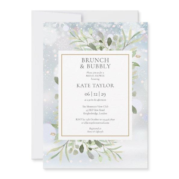 Winter Greenery Brunch And Bubbly