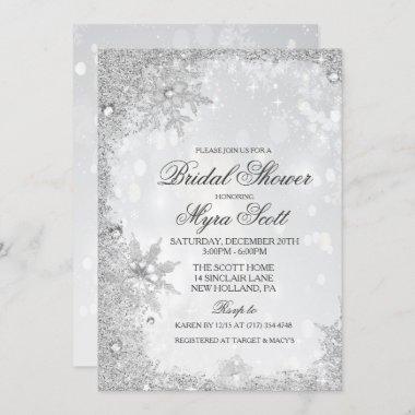 Winter Holiday Bridal Shower Invitations