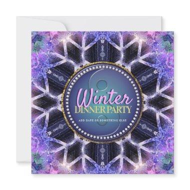 Winter Magic Bridal Shower Party Invitations