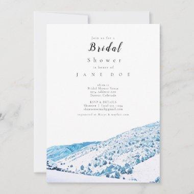 Winter Mountain Bridal Shower Invitations