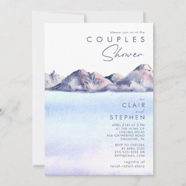 Winter Mountain Couples Shower Invitations