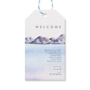 Winter Mountain Wedding Welcome Gift Tags