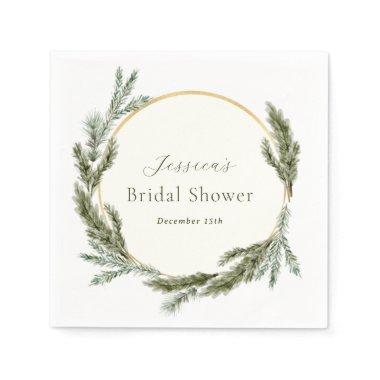 Winter Pine Evergreen  Napkins