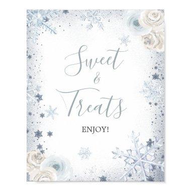 Winter Snowflake  Sweet Treats Poster