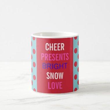 Winter Wishes Celebrate The Holidays Party Mug