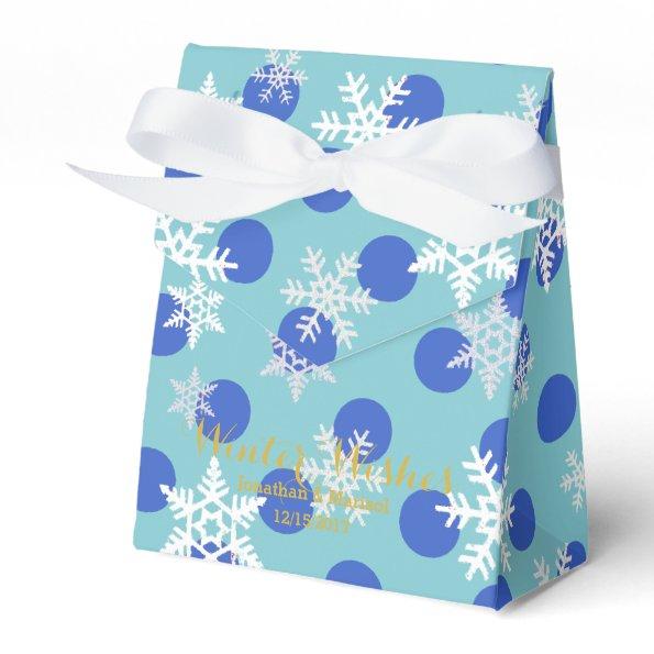 Winter Wishes Holiday Christmas Hanukkah Party Favor Box