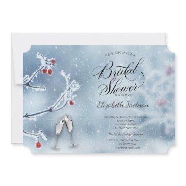 Winter Wonderland Branches Blue