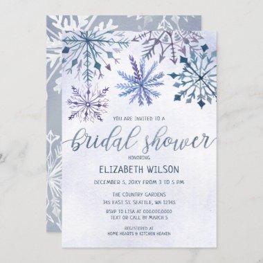 Winter Wonderland Bridal Shower Invitations