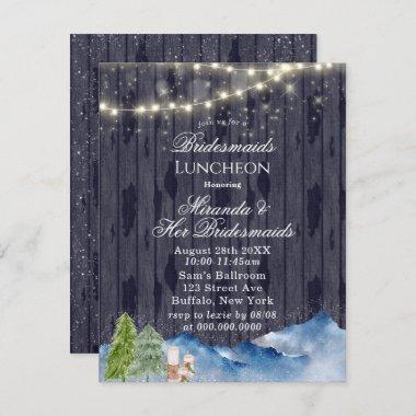 Winter Wonderland | Bridesmaids Luncheon Invitations