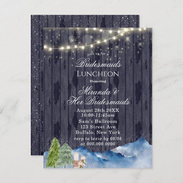 Winter Wonderland | Bridesmaids Luncheon Invitations