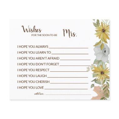 Wishes for Soon to be Mrs Autumn Shower  Flyer