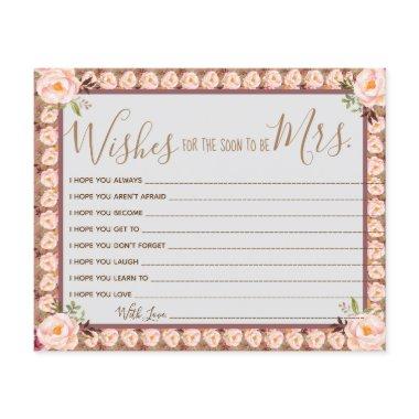 Wishes for the Soon to be Mrs  Flyer