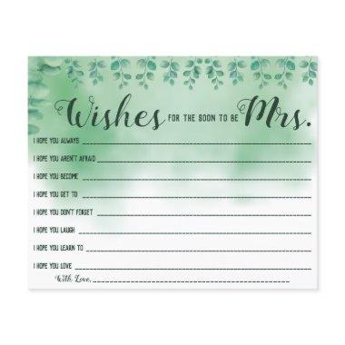 Wishes for the Soon to be Mrs  Flyer
