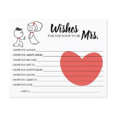 Wishes for the Soon to be Mrs  Flyer