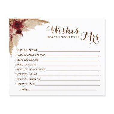 Wishes for the Soon to be Mrs  Flyer