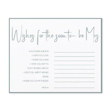 Wishes for the soon to-be Mrs  Flyer