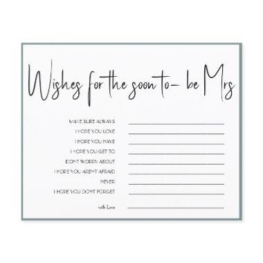 Wishes for the soon to-be Mrs  Flyer