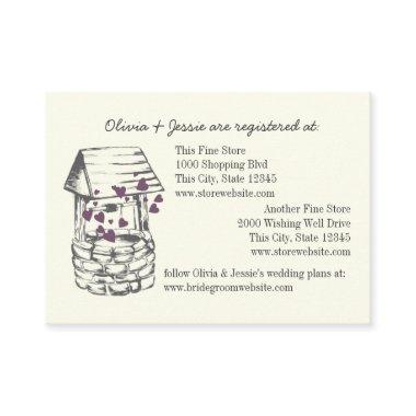 Wishing Well Bridal Registry