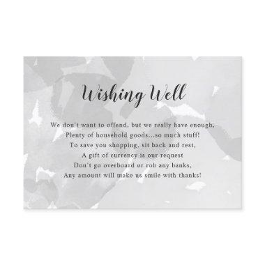 Wishing Well  | gray watercolor