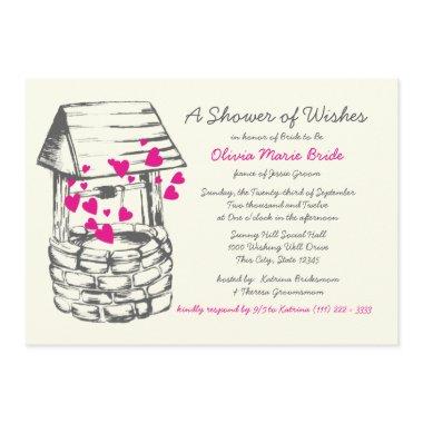 Wishing Well  Pink Hearts