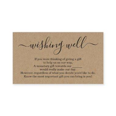 Wishing Well for Wedding Invitations - Rustic