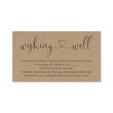 Wishing Well for Wedding Invitations - Rustic