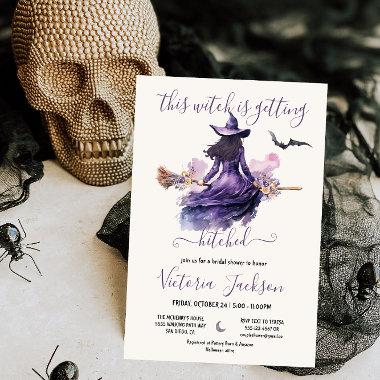 Witch is getting Hitched Halloween Bridal Shower Invitations