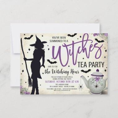 Witches Tea Party Invitations