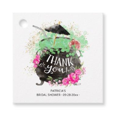 Witch's Punch Cocktail Halloween Bridal Shower Favor Tags