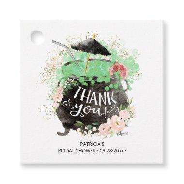 Witch's Punch Cocktail Halloween Bridal Shower Favor Tags