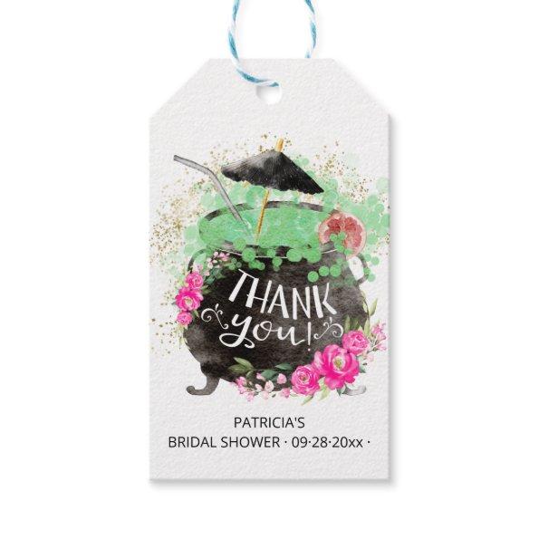Witch's Punch Cocktail Halloween  Gift Tags