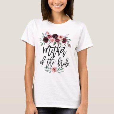 Womens  Wedding for Bride Mom Mother T-Shirt