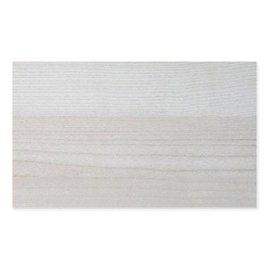 Wood Blank Template Elegant Design Nature Trendy Rectangular Sticker