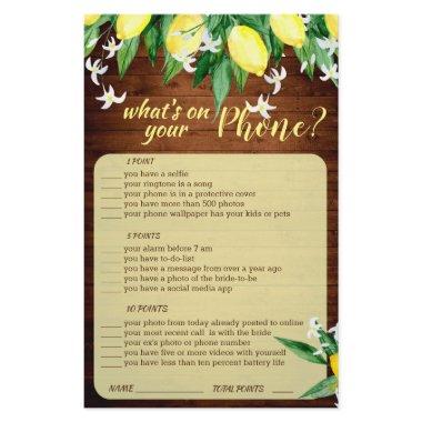 Wood Lemon Blossom Greenery  Game