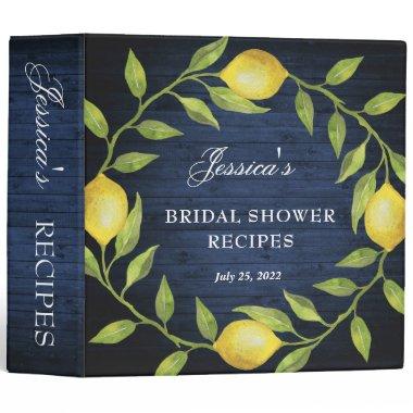 Wood & Lemons Greenery  Recipe Binder