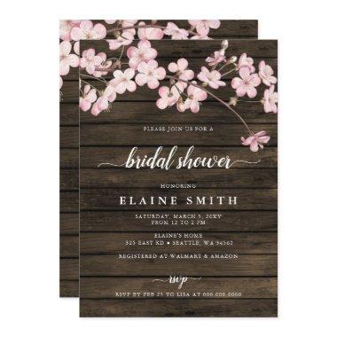 Wood Pink Sakura Cherry Blossoms