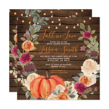 Wood Pumpkin Orange Fall in Love