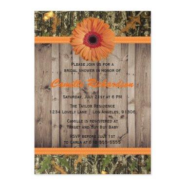 Wooden and Orange Daisy