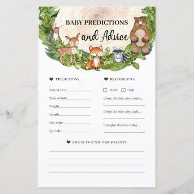 Woodland animals Baby Predictions and Advice