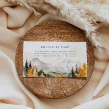 Woodland Enclosure  Custom Insert Rustic Fall