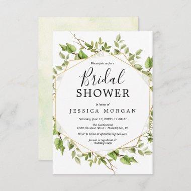 Woodland Greenery Bridal Shower Invitation Invitations