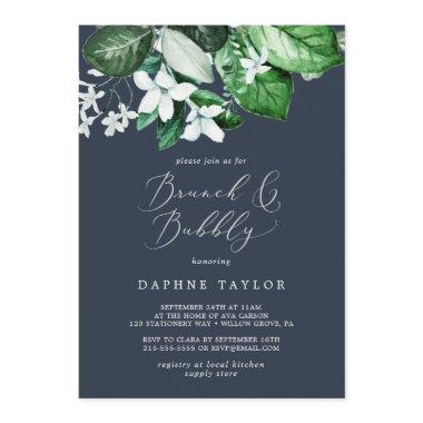 Woodland Greenery | Navy Blue Brunch and Bubbly