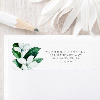 Woodland Greenery Wedding Return Address Label